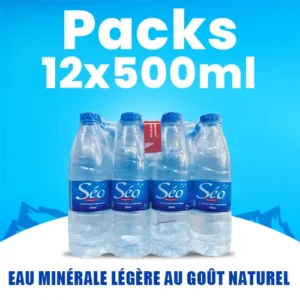 Eau Minérale Seo Pack de 12 X 500ML