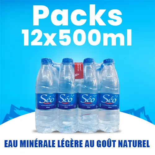 Eau Minérale Seo Pack de 12 X 500ML
