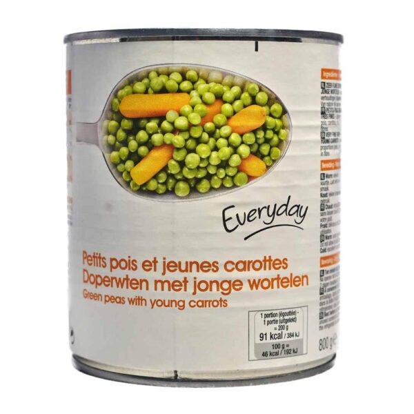 Petits pois - Everyday - Extra fin - 800G