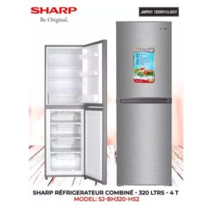 Réfrigérateur Sharp combiné 4 tiroirs 320 litres