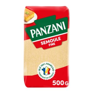 Semoule fine - Panzani - Blé dur - 500G