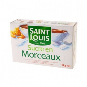 Sucre en morceaux - Saint Louis - Importé - 1KG