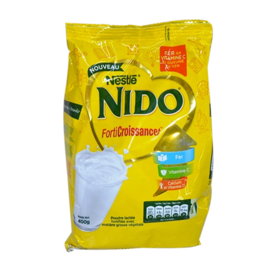 Lait en poudre - Nido - FortiCroissance - Sachet de 370G