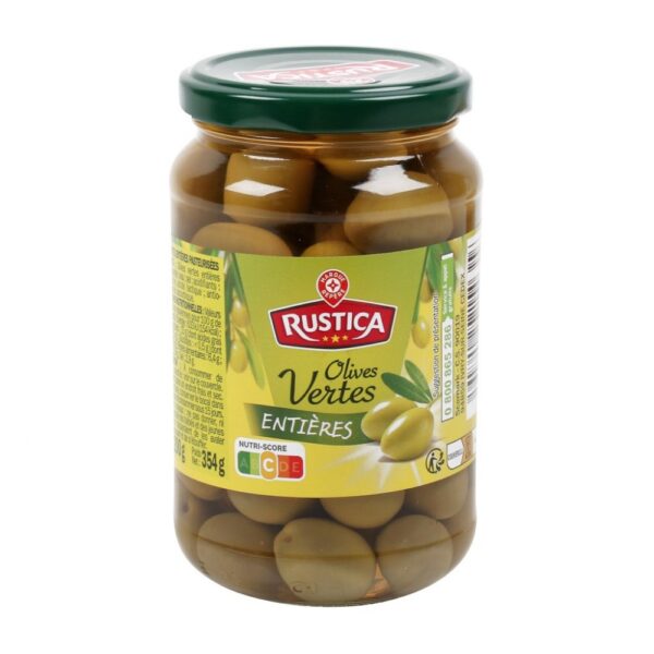 Olives vertes entières - 37cl